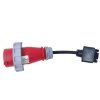 13361 tesla gen 2 nema adapter elvix ts 3p16 cee 11kw cerveny