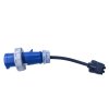 13370 1 tesla gen 2 nema adapter elvix ts 1p32 cee 22kw modry