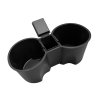 Cup Holder with Ashtray for Tesla Model 3/Y Central Control Base (Black) Elvix