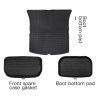 Kofferraummatten-Set für vorne und hinten für Tesla Model Y/3   Polster für den vorderen Kofferraum des Model Y (3er-Set) Elvix
