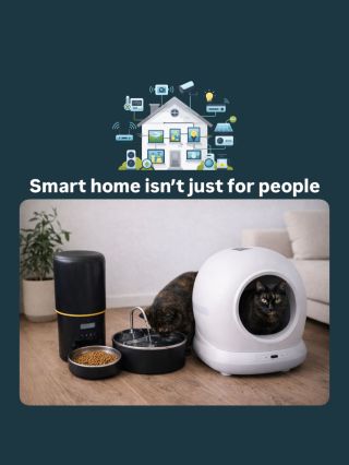 Smart home isn’t just for people — it’s for pets too 🐾 Modern pet care is about comfort, routine, and peace of mind — for...