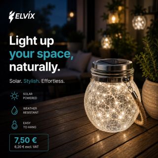 Your terrace deserves more than just ordinary lights ✨ Create a warm evening atmosphere with solar hanging lights by Myers...
