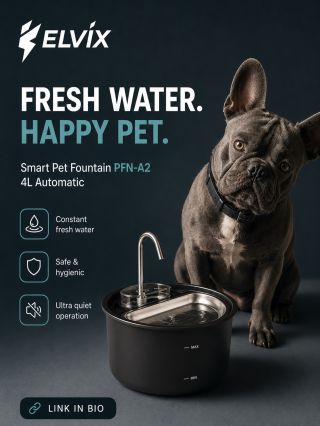 Smart Pet Fountain PFN-A2 – Fresh Water. Happy Pet. Your pet deserves fresh, clean water every day. The Smart Pet Fountain...