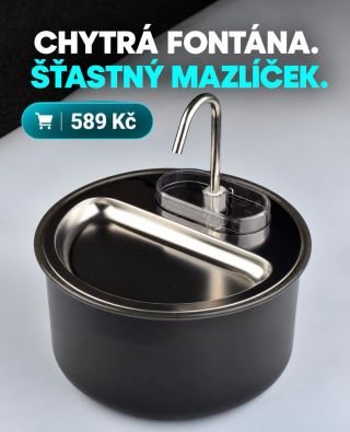 ČERSTVÁ VODA. ŠŤASTNÝ MAZLÍČEK. Dopřejte svému mazlíčkovi čerstvou vodu každý den s chytrou fontánou Myers PFN-W2! Díky...