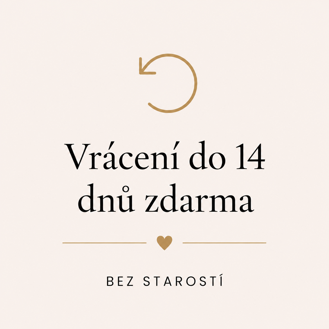 Vrácení do 14 dnů zdarma. Bez starostí