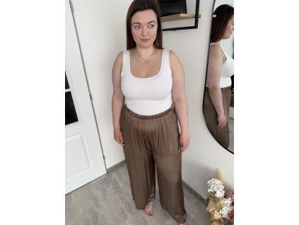 Lehké a elegantní PLUS SIZE kalhoty
