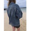 Džínová bunda Crystal Denim