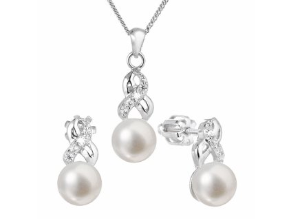 1238 2 1238 perlova souprava z ricnich perel bila 29044 1