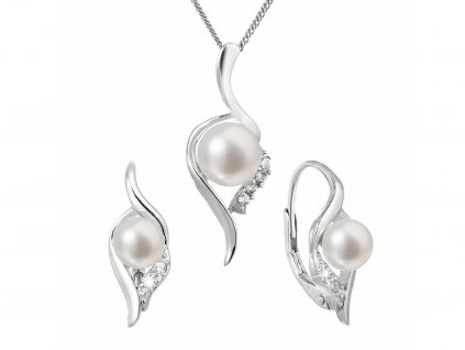 15852 perlova souprava z ricnich perel bila 29043 1