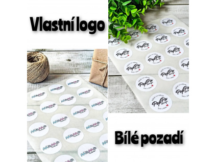 Vlastní logo s bílým pozadím