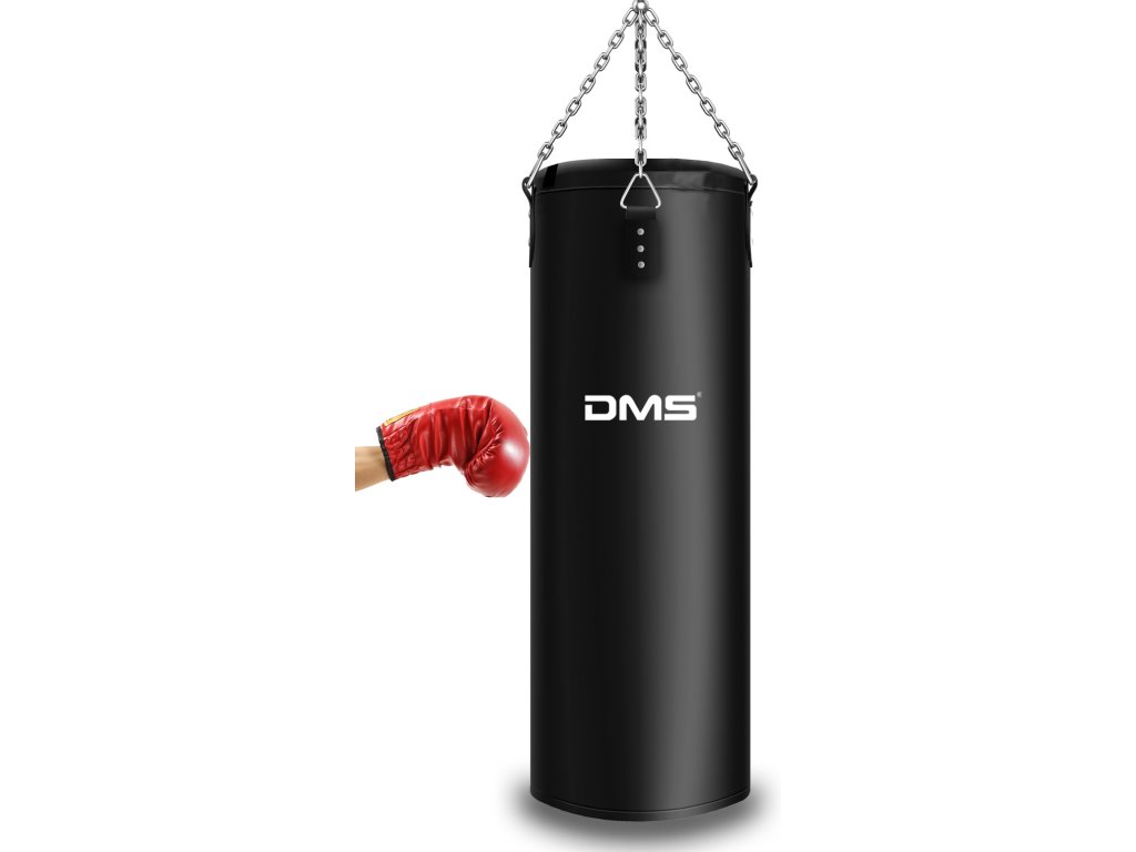 Boxovací pytel DMS® BOS-25 plněný pískem / 105 cm / ocelový řetěz s  karabinou | EmaHome.cz