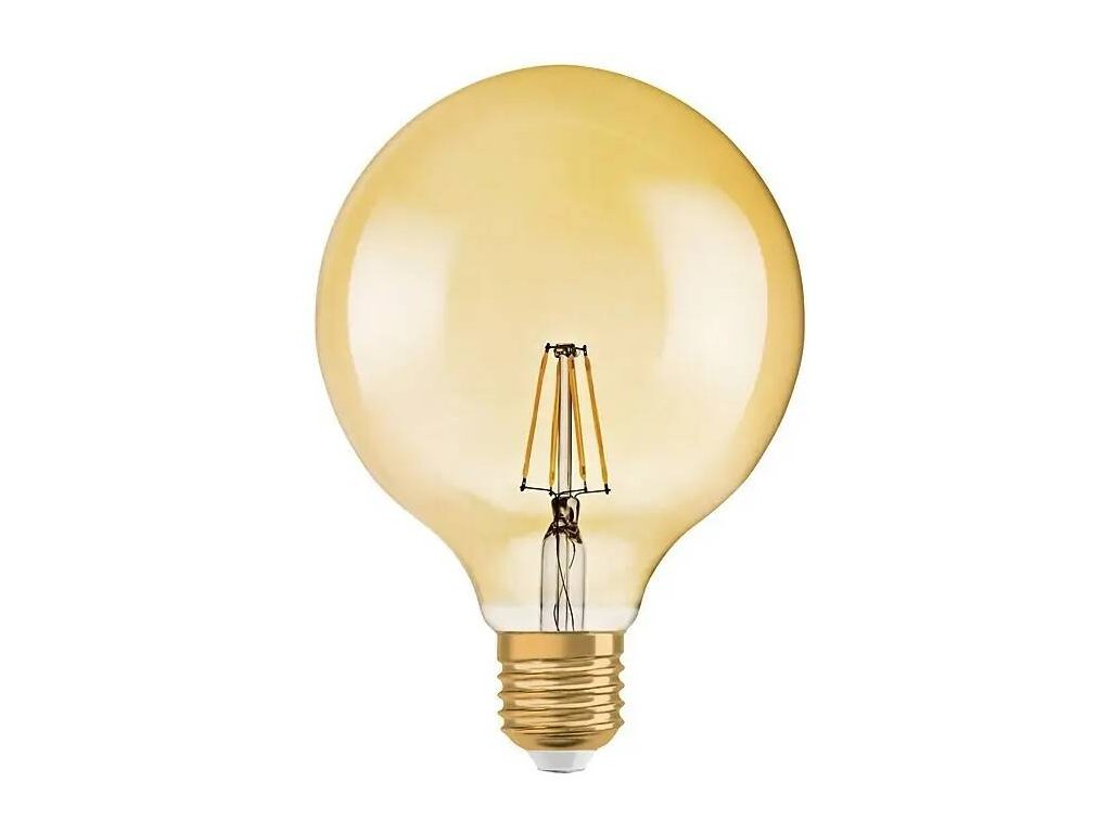 LED žárovka Osram Vintage 1906 - glóbus / 6,5 W / E 27 / teplá bílá