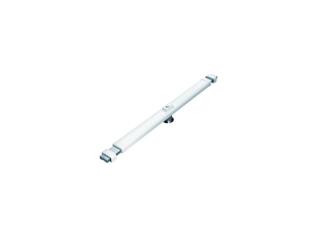 Bezpečnostní dveřní lišta ABUS PR2600 / 73,5 - 103 cm / ocel / hliník / bílá