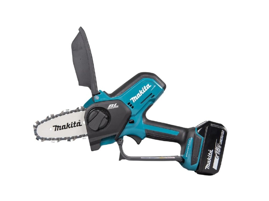 Vyvětvovací pila Makita DUC101Z / 8 m/s / 10 cm lišta / 320 W / bez akumulátoru a nabiječky / modrá