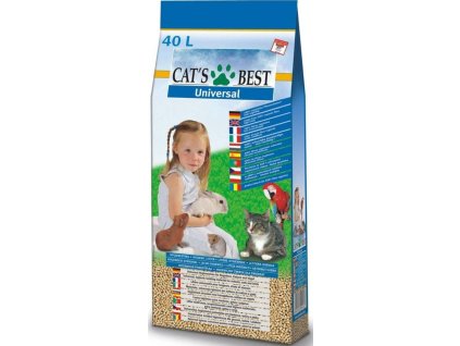 Podestýlka Kočkolit Cats Best Universal 40 l / POŠKOZENÝ OBAL