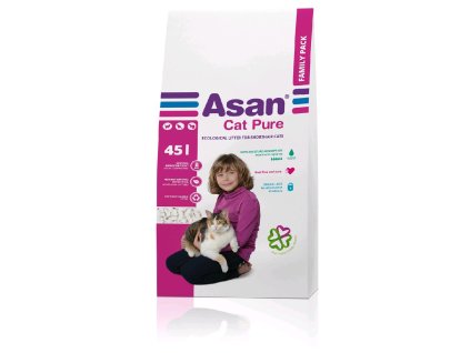 Podestýlka pro kočky Asan Cat Pure 3529 / 45 l / POŠKOZENÝ OBAL