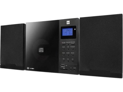 Stereo systém Dual DAB 102 AUX, CD, SD, USB / černá