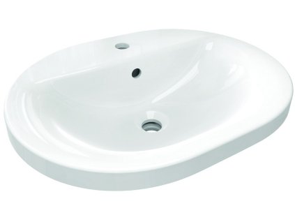Ideal Standard Connect - Umyvadlo zápustné / 550 x 430 mm / s přepadem / bílá / E503901