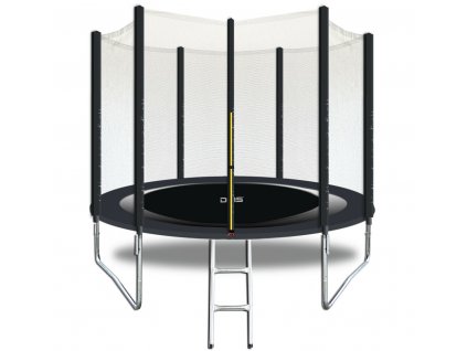 DMS Zahradní trampolína / šedá / průměr 244cm