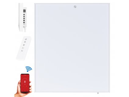 Infračervený topný panel na stěnu DMS® Germany WIPH-350 s WiFi