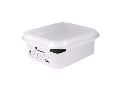 Plastová dóza na potraviny Masterpro 1,1 l / 17,6 x 16,2 x 6,5 cm