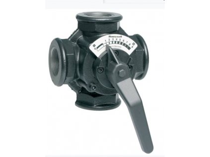 Čtyřcestná směšovací baterie Honeywell Home ZR GG 20, šedá, PN 6 DN 40