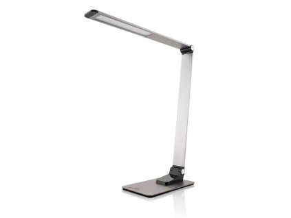 Stolní LED lampička ETA 4892 90000 stmívatelná, USB port, 9W (ETA489290000) / šedá