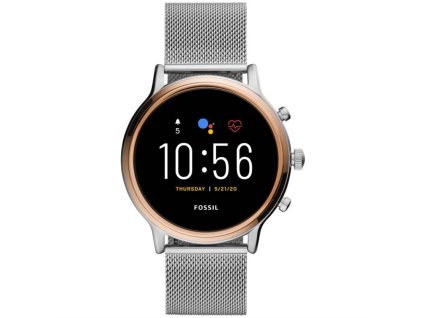 Chytré hodinky Fossil FTW6061 HR - Stainless steel Mesh