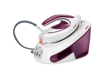 Žehlička Tefal SV8061E0 EXPRESS POWER s parním generátorem / bílo-fialová