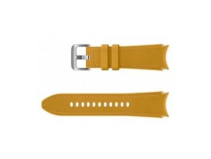 Hybridní kožený řemínek Samsung 20 mm M/L ( ET-SHR89LYE) / hořticová