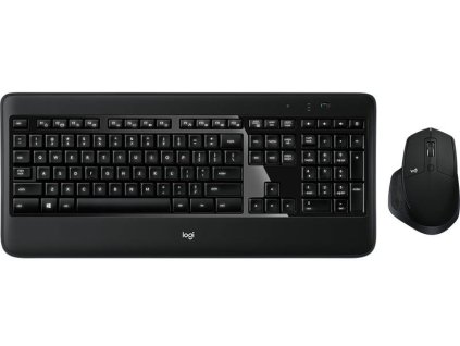 Klávesnice s myší Logitech Wireless Combo MX900 Performance, UK - černá