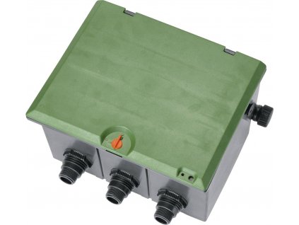 Box na ventil V3 GARDENA 01255-20 / G1" / plast / zelená/šedá