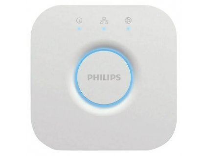 Ovládání osvětlení Philips Hue Bridge 2.0 / technologie ZigBee / plast / bílá