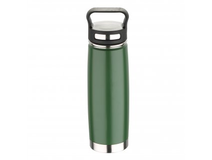 Nerezová termoska / 500 ml / Bergner Walking Anywhere / dvoustěnná s rukojetí / zelená