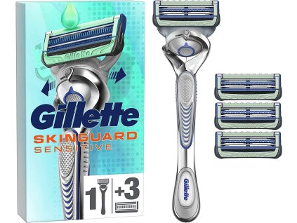 Pánský holicí strojek Gillette SkinGuard Sensitive Flex + 3 náhradní břity