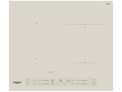 Indukční varná deska Whirlpool WL S2760 BF/S / 59 cm / 4 varné zóny / champagne