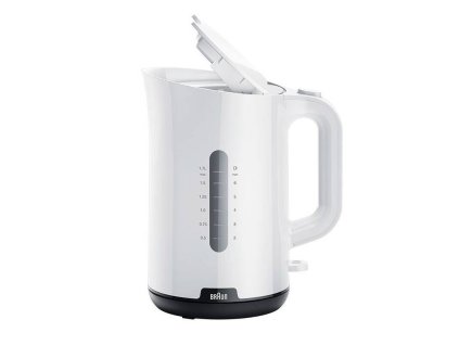 Rychlovarná konvice Braun Breakfast 1 WK1100WH / 2200 W / 1,7 l / plast / bílá