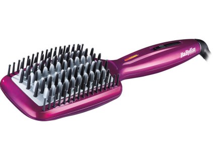 Žehlicí kartáč na vlasy BaByliss HSB100E / fialová