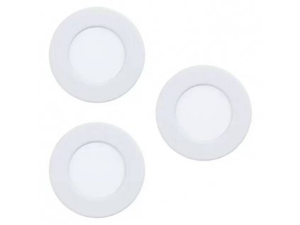 Vestavné LED svítidlo Eglo Fueva 5 / 3x 2,7 W / IP20 / Ø 8,6 cm / ocel / plast / teplá bílá / bílá