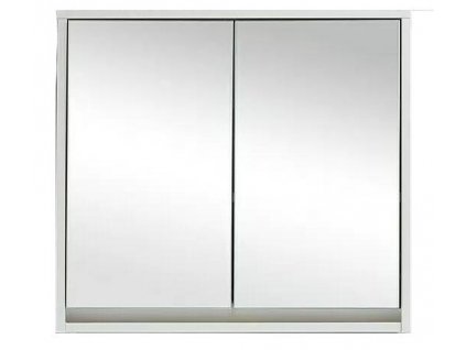 Zrcadlová skříňka Basic / 60 x 60 x 20 cm / dřevotříska / bílá