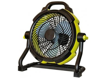 Bezdrátový ventilátor / 3 stupně / 220 - 240 V / plast / černá / zelená