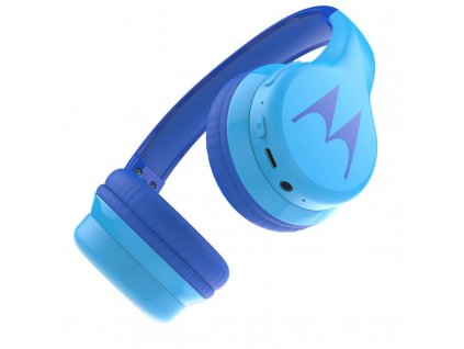 Dětská bezdrátová sluchátka Motorola Squads 300 / výdrž až 15 h / 85 dB / modrá