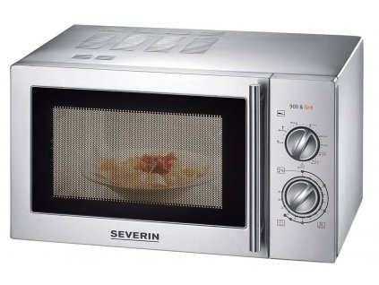 Mikrovlnná trouba Severin MW 7869 / 22 l / 900 W / Ø 27 cm / nerez