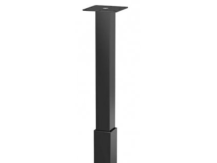 Nábytková noha Walteco / nastavitelná výška 70-110 cm / ocel / černá