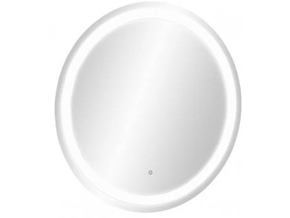 Kulaté LED zrcadlo / dotykový senzor / Ø 83 cm / 26,5 W / studená bílá