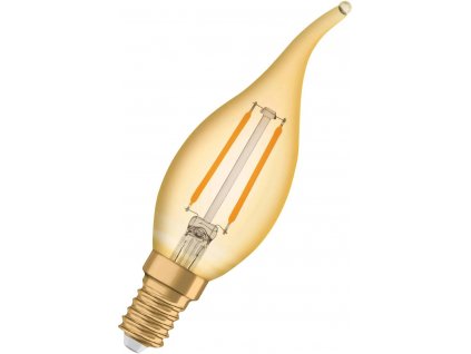 Žárovka LED Vintage 2206507 Osram / E14 / Ø 3,5 cm / svíčkový tvar / 220 lm / 3 kWh/1000h / teplá bílá / čirá