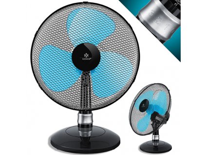 Stolní ventilátor Kesser / 50 W / Ø 30 cm / černá