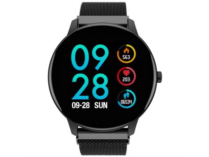 Fitness náramek Carneo SlickFit Oxygen+ (8588006962895) / 240 × 240 px / krokoměr / Bluetooth 4.0 / 1,3" (3,3 cm) LED displej / černá