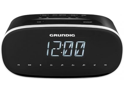 Radiobudík Grundig Sonoclock 3500 BT DAB+ / 2 W / černá