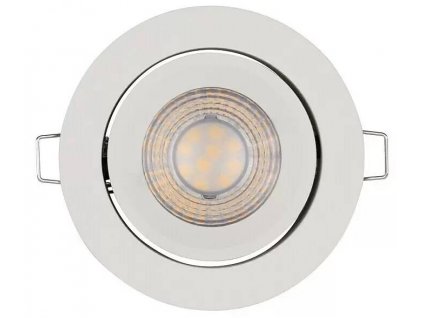 Sada vestavných LED svítidel Ledvance Simple Dim / 3 ks / Ø 8,7 cm / 5 W / teplá bílá / 400 lm / hliník / plast / bílá
